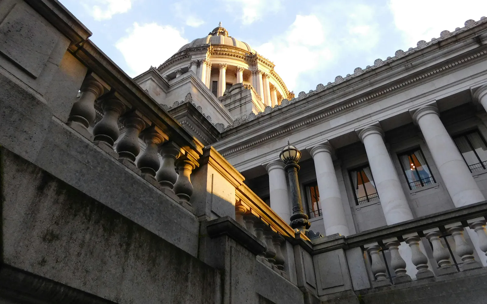 A capitol building.